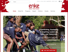 Tablet Screenshot of enke.co.za